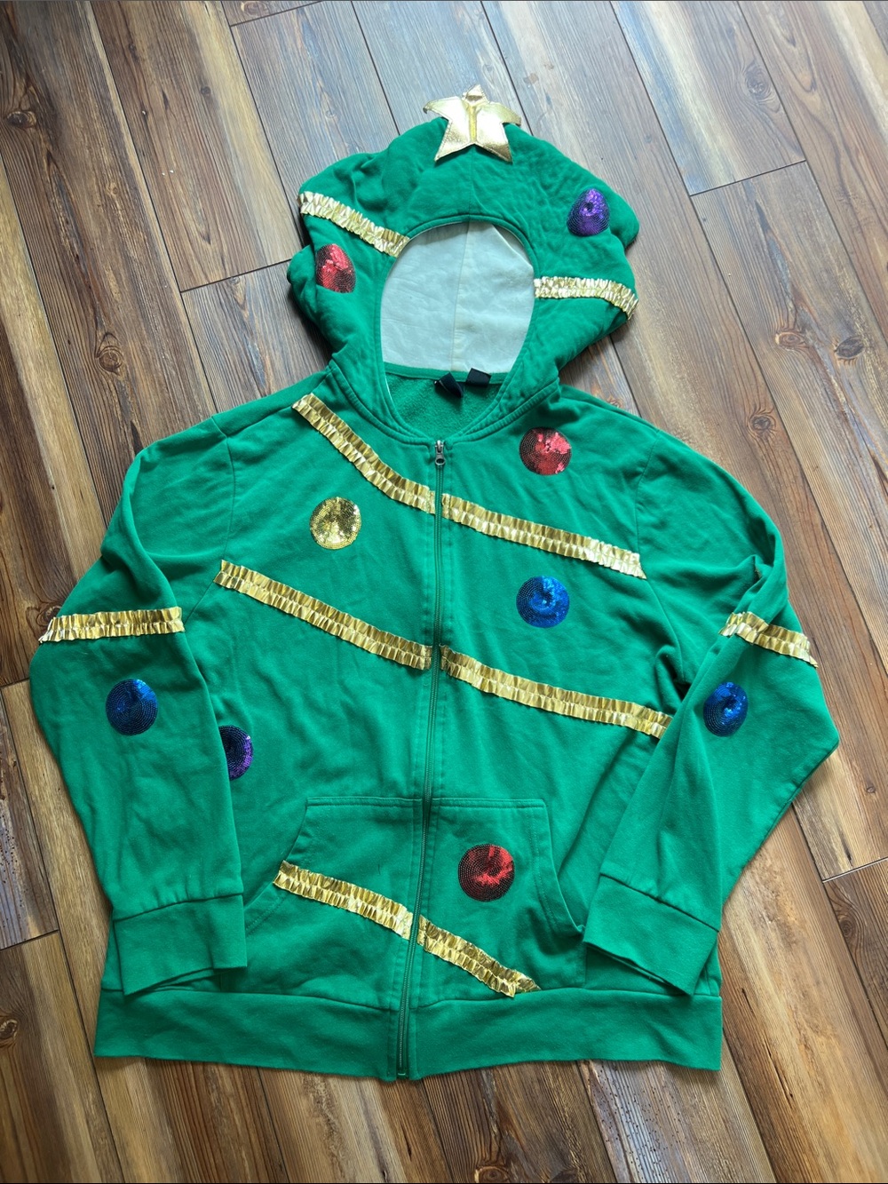 MAD Engine Green Hoodie with White Lining and Black Label XXL